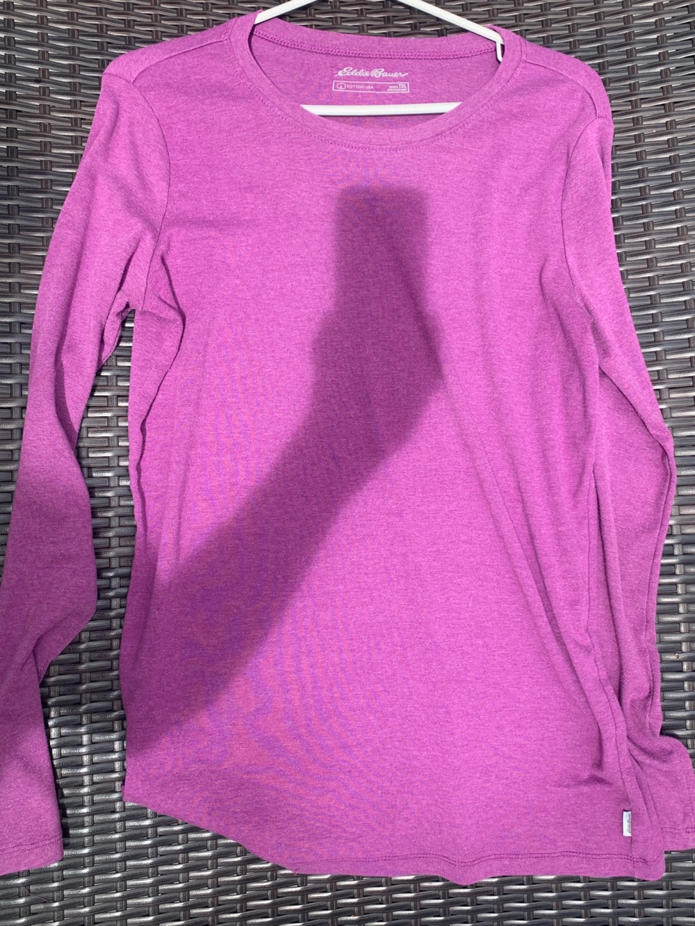 Eddie Bauer Women's Crewneck Tee in Bright Fuchsia
